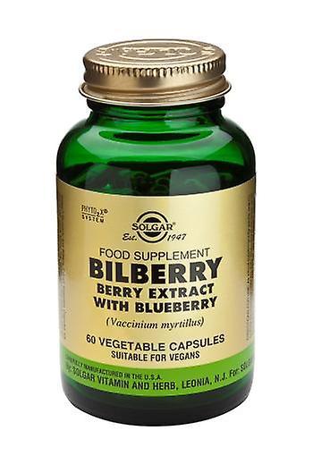 Solgar estandarizado full potency bilberry berry extracto & arándano, 60 tapas de verduras on Productcaster.