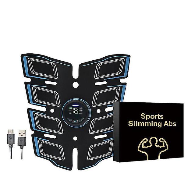 Bauchmuskel Stimulator Muskel Übung Smart Fitness Ems Maschine Unisex Fitness Gürtel blueA 2pcs on Productcaster.