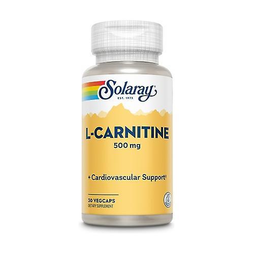 Solaray L-Carnitine 30 vegetable capsules of 500mg on Productcaster.