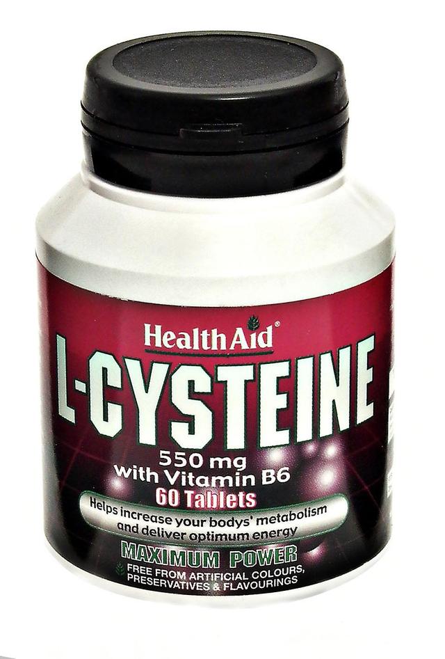 Health Aid Gesundheitshilfe L-Cystein 550mg mit Vitamin B6 60's on Productcaster.