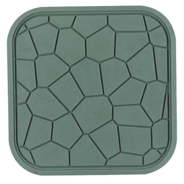 Anti-scald Silicone Pot Mat Heat-resistant Non-slip Bowl Pad High Temperature Resistant Pot Holder Mori Green on Productcaster.