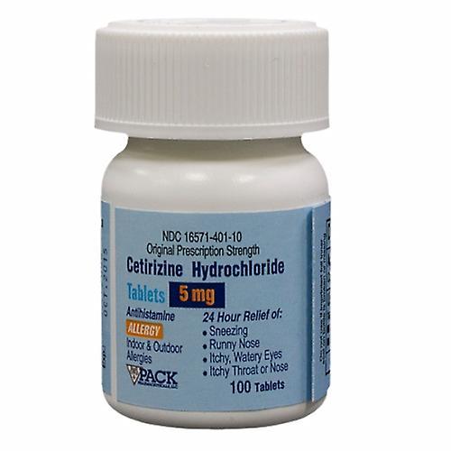 Zyrtec Cetirizine,5mg,100 Tabs (Pack of 1) on Productcaster.