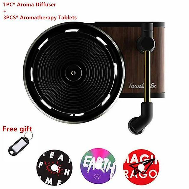 Car Air Freshener Perfume Record Player Car Perfume Clip Vinyl Spin Phonograph Air Vent Outlet Aromatherapy Clip Smell Diffuser on Productcaster.