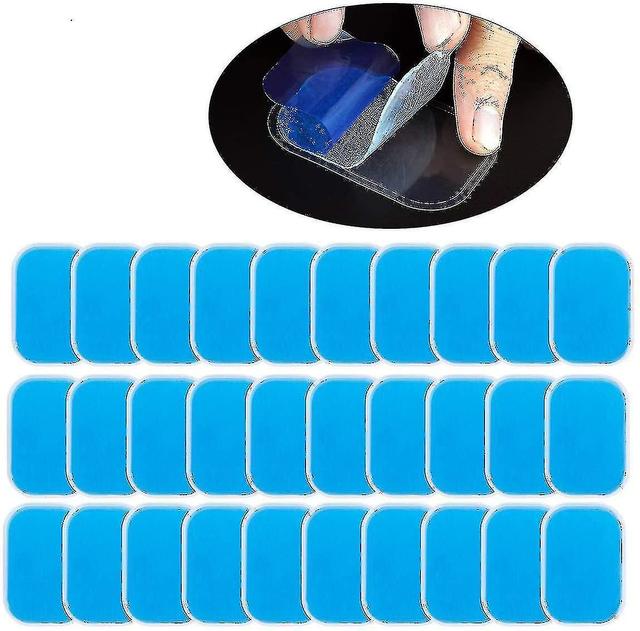 Pack Of 60 Ems Gel Pad, Gels Pad For Ems Trainer Abdominal Trainer Electrical Muscle Stimulation, Abs Trainer Replacement Gel Sheet Replacement Pad, E on Productcaster.