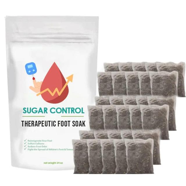 Sugar Control Therapeutic Foot Soak, Natural Detox Foot Soak Bag, Sugar Control Therapeutic Foot Soak Bag 3 Sacchetti - 30pz on Productcaster.