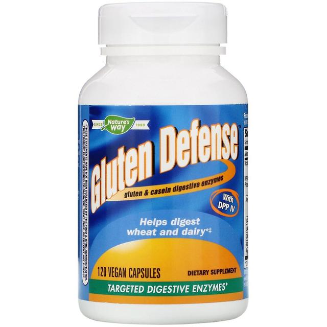 Nature's Way, Gluten Defense with DPP IV, 120 Vegan Capsules on Productcaster.