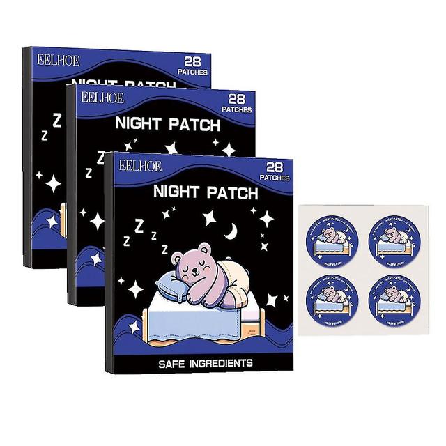 28/56/84pcs Sleep Patches Insomnia Treatment Relieve Anxiety Sleep Aid Patches Hypnotic Artifact Adult Sleep Soothing Sticker- on Productcaster.