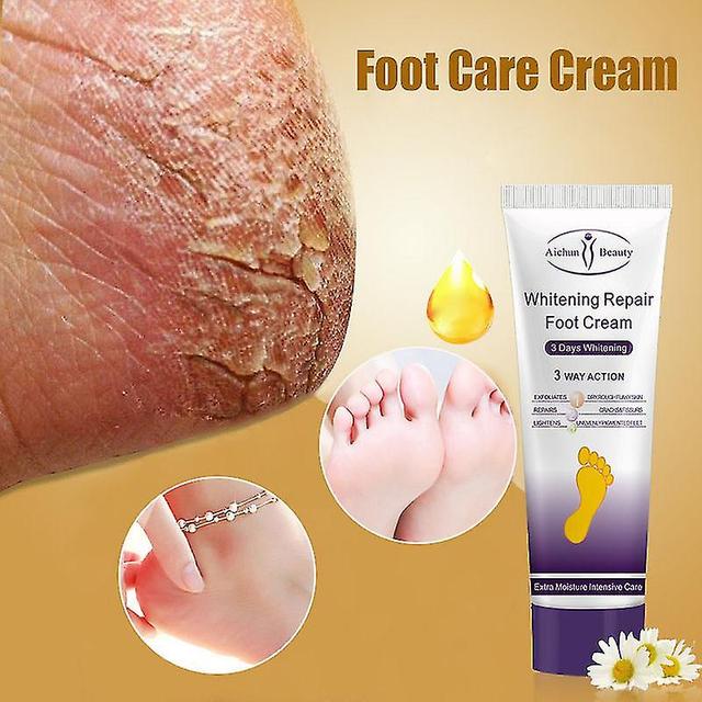 Buy 1 Get 1 Freefoot Care Cream Heel Chapped Cracked Exfoliator Feet Skin Repair Scrub Treatment on Productcaster.