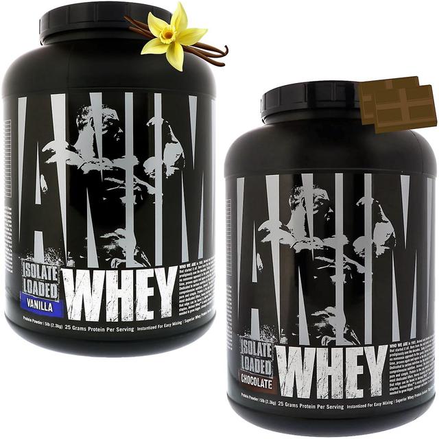 Universal Nutrition Animal Whey Isolate Loaded Protein Powder - 68 Servings Chocolate on Productcaster.