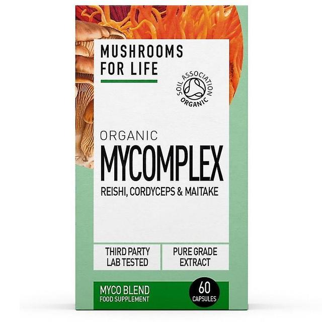 Mushrooms4Life Mushrooms for Life Organic Mycomplex Caps 60 (MFL121) on Productcaster.