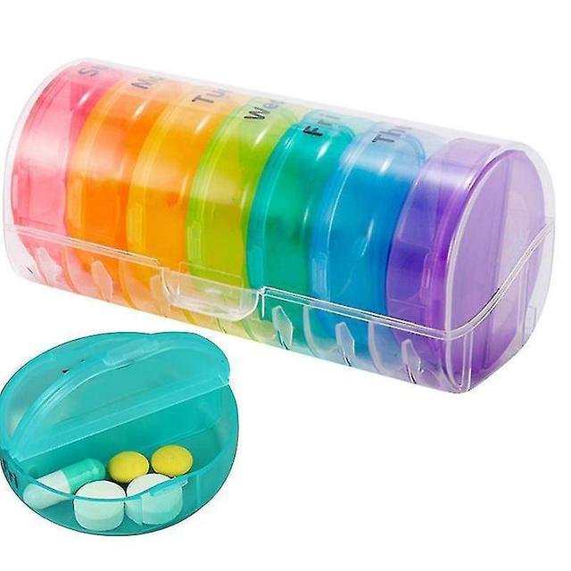 7 Day 14 Compartments Pill Organizer on Productcaster.