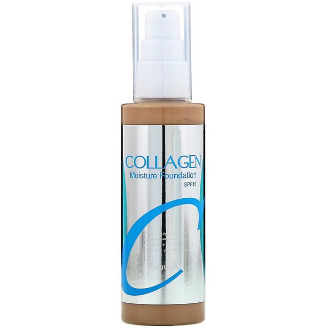 Enough!!! Nok, Kollagen, Moisture Foundation, SPF 15, #21, 3.38 fl oz (100 ml) on Productcaster.