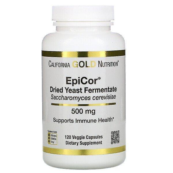 California Gold Nutrition, EpiCor, Dried Yeast Fermentate, 500 mg, 120 Veggie Capsules on Productcaster.