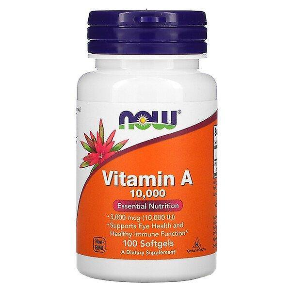 Now Foods, Vitamin A, 10,000 IU, 100 Softgels on Productcaster.