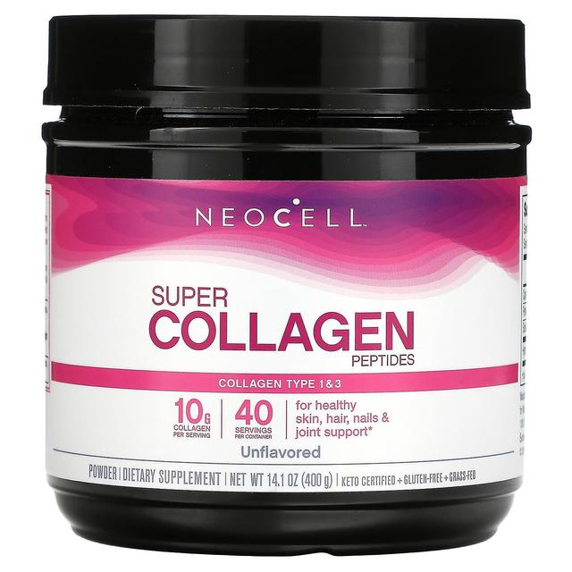 NeoCell, Super kollageenipeptidit, maustamattomat, 14,1 oz (400 g) on Productcaster.