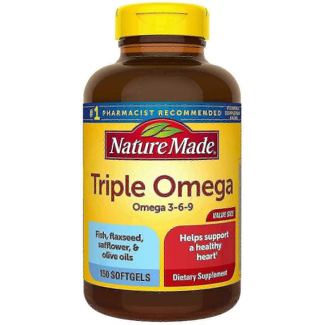 Nature made triple omega 3, 6, 9 softgels, 150 ea on Productcaster.