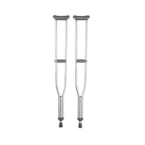 McKesson Underarm Crutches Aluminum Frame Tall Adult 350 lbs. Weight Capacity Push Button / Wing Nut, 1 Pair (Pack of 1) on Productcaster.