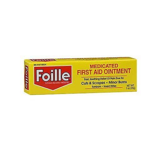 Ungüento de primeros auxilios medicado Foille, 1 oz (Paquete de 1) on Productcaster.