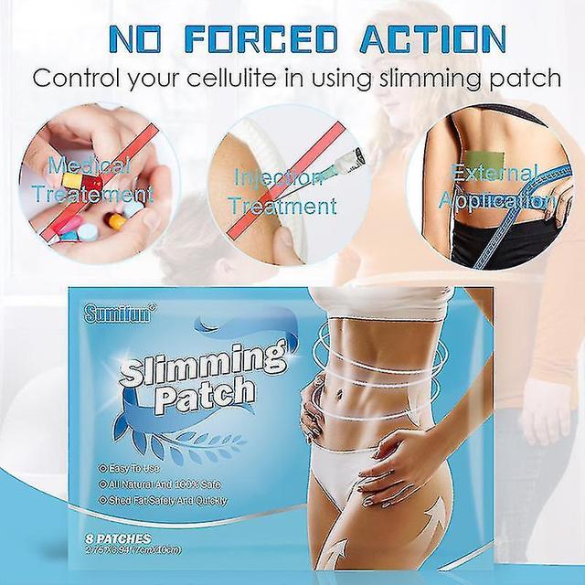 christina show Sl Chang 40pcs Slimming Patch Herbal Lose Weight Navel Sticker Arm Leg Cellulite Removal Belly Fat on Productcaster.