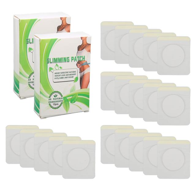 Scan Body Slimming Stomach Stickers - Fat Burning And Circulation Promotion (pack Of 20) on Productcaster.