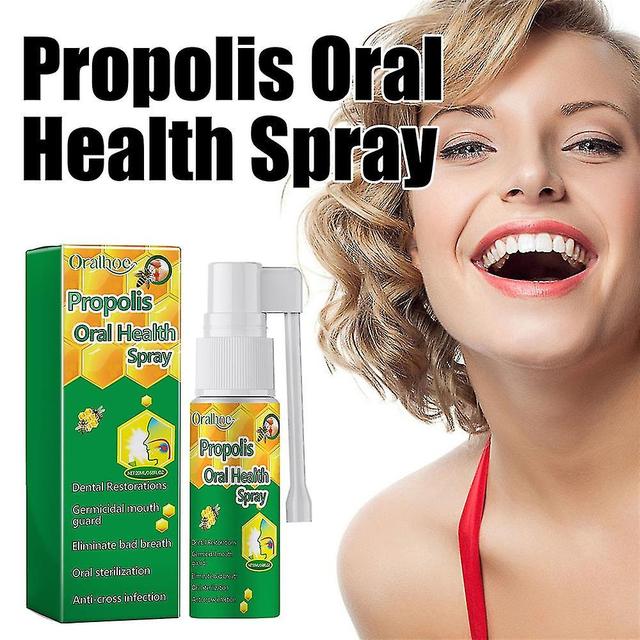 1-3x Propolis Oral Health Spray, Propolis Oral Spray, Fresh Breath 2PCS on Productcaster.