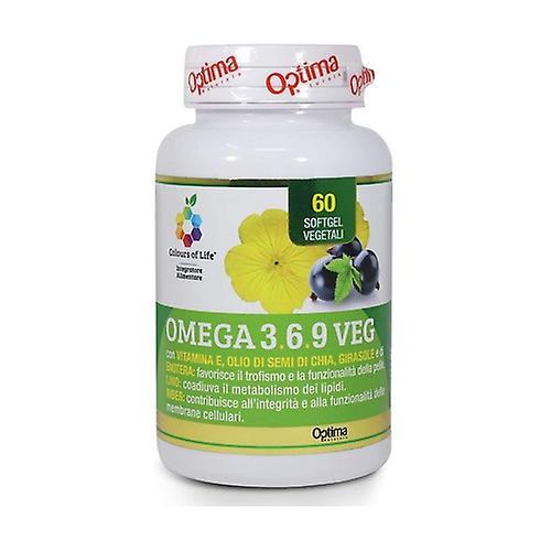 Colours of life Omega 3,6,9 Veg 60 rastlinných kapsúl po 1023mg on Productcaster.