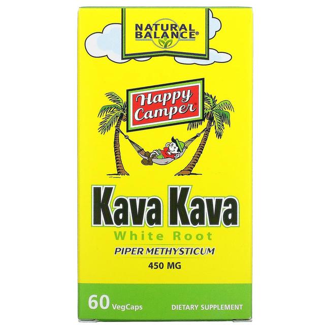 Natural Balance, Happy Camper, Kava Kava White Root, 450 mg, 60 VegCaps on Productcaster.