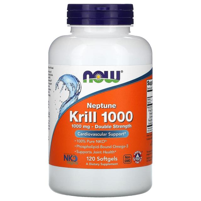 NOW Foods, Neptune Krill 1000, 1,000 mg, 120 Kapsułki żelowe on Productcaster.