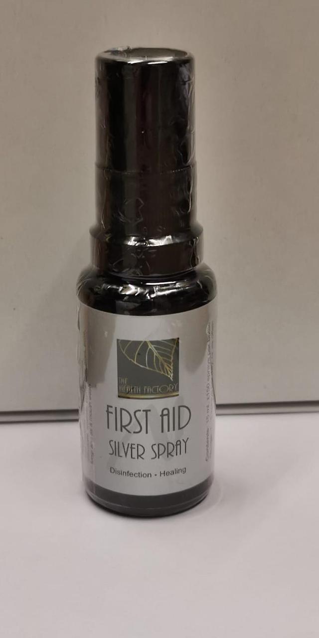 The health factory first aid silver spray on Productcaster.