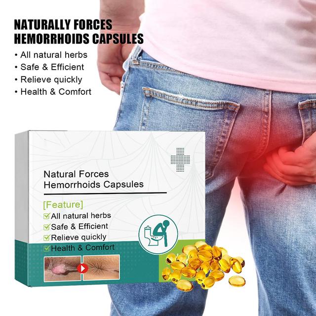 Ofocase Natural Forces Hemorrhoids Capsules, Natural Plant Strength Hemorrhoid Capsules, Natural Herbal Strong Hemorrhoid Capsules 14 pcs on Productcaster.