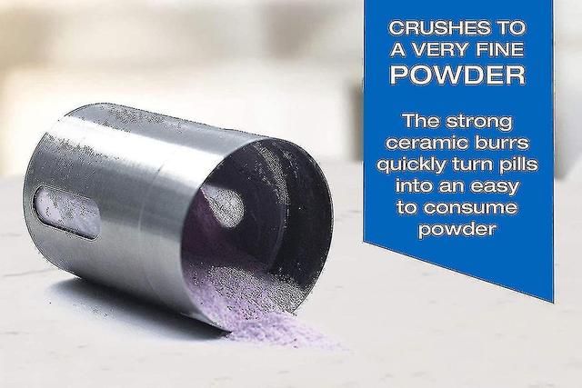 Pil Crusher - Verplettert meerdere tabletten tot een fijn poeder - Metal Medicine Grinder #d370564 on Productcaster.