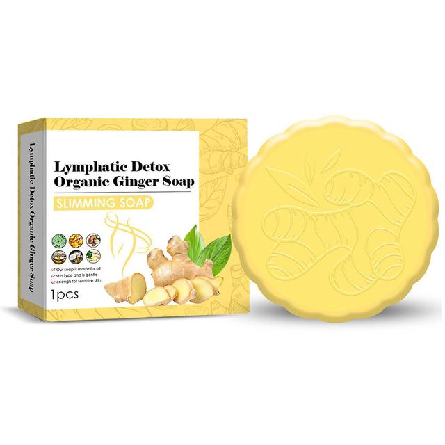 Duqi Ginger bantning tvål lymfatisk detox handgjord för kvinnor Män on Productcaster.