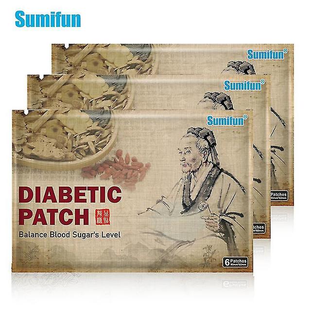 Mja 24pcs Diabetic Patch Balance Blood Sugar Reduce Glucose Content Chinese Medical Ingredients Patch Herb Plaster Health Care D3058 on Productcaster.