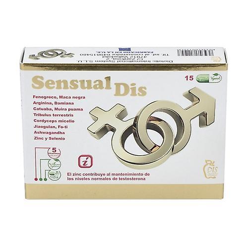 Dis Sensualdis testosterone levels 15 vegetable capsules on Productcaster.