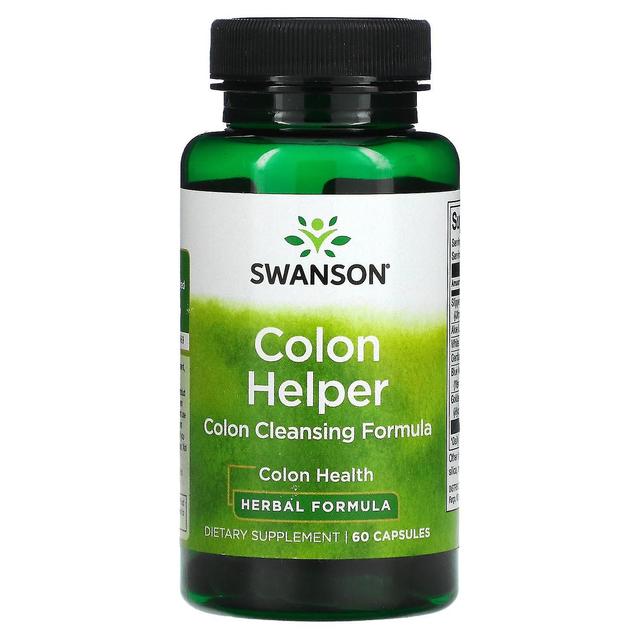 Swanson, Colon Helper, Colon Cleansing Formula, 60 Capsules on Productcaster.