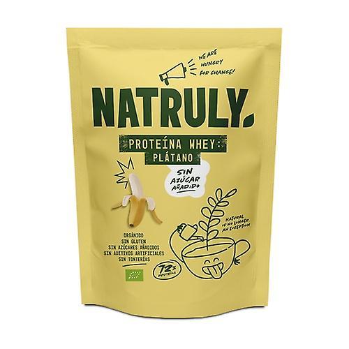 Natruly Bio banana whey protein 350 g of powder on Productcaster.