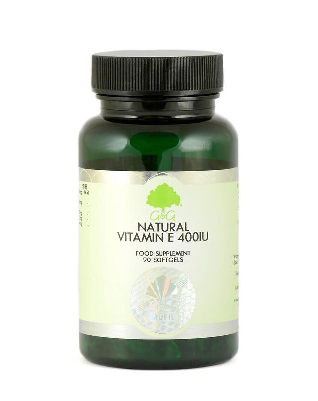 G&g vitamins natural vitamin e 400iu 90's on Productcaster.