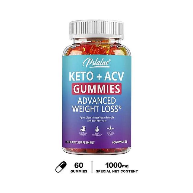 Visgaler Keto + Acv Gummies - doplnok vlákniny z jablčného octu, vegetariánsky, Unisex 60 Gummies on Productcaster.