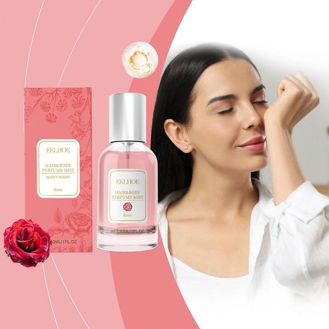 Unbrand Rose Body Hair Parfüm Spray Lang anhaltende Frische Haar Körper Parfüm Spray Rose Parfüm Spray Parfüm Spray 30ml Kosmetik Sets FLY2870 Rosa... on Productcaster.