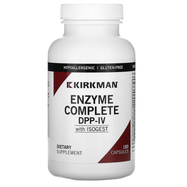 Kirkman Labs, Enzyme Complete DPP-IV With ISOGEST, 180 Capsules on Productcaster.