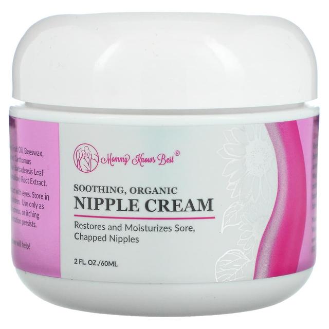 Mommy Knows Best, Soothing, Organic Nipple Cream, 2 fl oz (60 ml) on Productcaster.