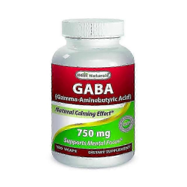 Best naturals gaba capsules, 750 mg, vcaps, 100 ea on Productcaster.