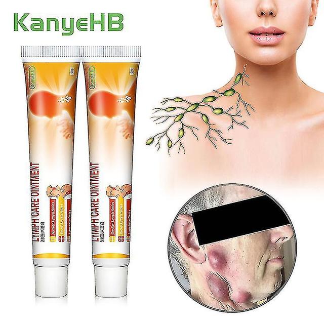 2 stuks Lymfatische Detox Zalf Nek Borst Lymfe Anti-zwelling Kruiden Crème Lymfe Crème Medische Pleister Body Health Care Cream A753 on Productcaster.