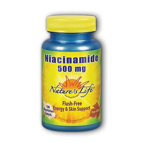 Nature's Life Niacinamide, 500 mg, 100 tabbladen (Verpakking van 4) on Productcaster.