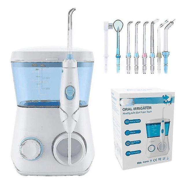 Hydropulseur Jet Dentaire 600ml,irrigateur Oral Professionnel 10 Niveaux Pressions D'eau,dtartreurnettoyage Dentaire Familial -bp on Productcaster.