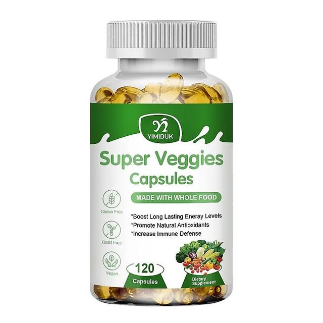 Eccpp Natural Fruit And Vegetable Supplements Capsules Filled With Vitamins And Minerals Promote Antioxidants Increase Lmmune Defense Vegetable 1 B... on Productcaster.