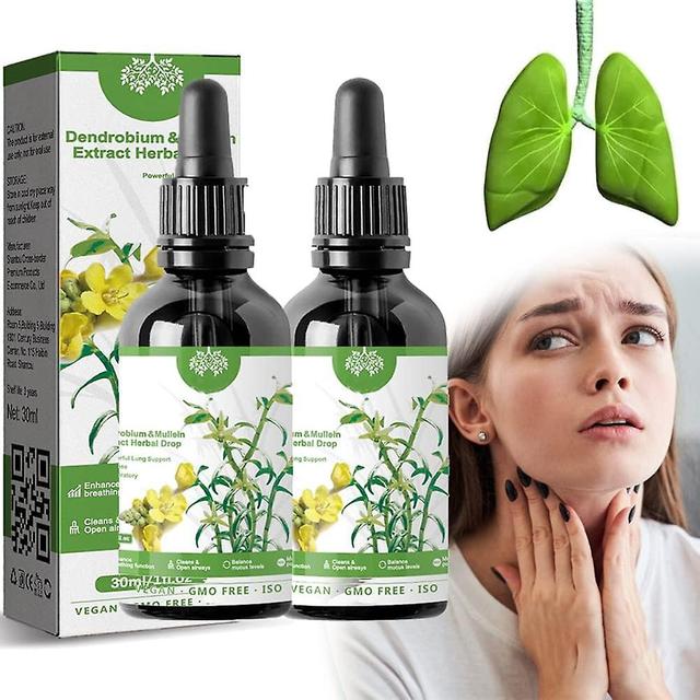 Clearbreath Dendrobium & Mullein Extract,Clear Breath Dendrobium,Dendrobium & Mullein Extract,Dendrobium & Mullein Extract Herbal Drops (2PCS) on Productcaster.