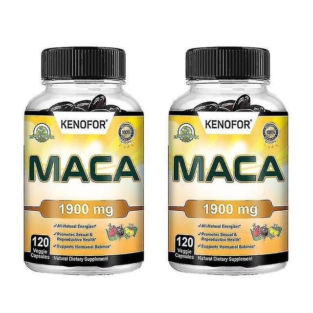 Poderoso extrato de maca natural aumenta a força, confiança de energia de resistência, cápsulas de ereção masculina, suplementos de pílula de alarg... on Productcaster.