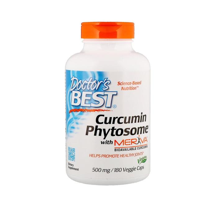 Doctor's Best, Fitossomo de curcumina com Meriva, 500 mg, 180 Veggie Caps on Productcaster.