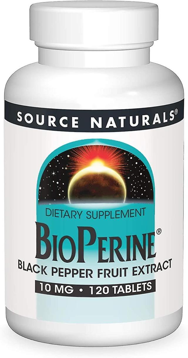 Source Naturals Bioperine 10mg 120 Tabletten on Productcaster.